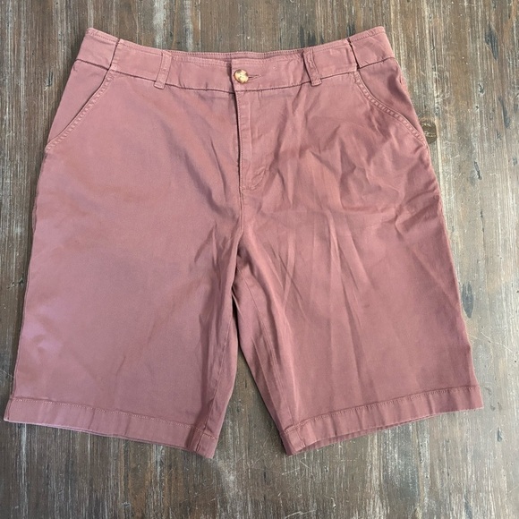 Coldwater Creek Women's Cargo Shorts - Rust Brown - Picture 1 of 12